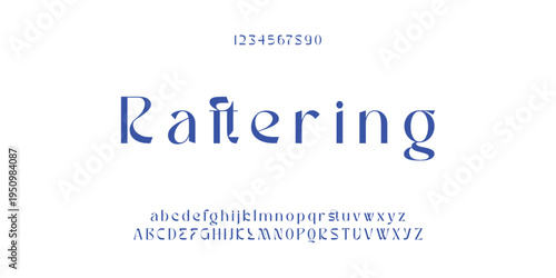 Digital modern alphabet font. Creative abstract urban, futuristic, fashion, sport, minimal technology typography.  Simple vector illustration with number