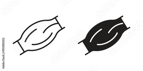 Muscle fiber icon for web apps, mobile apps. Graphic element illustration