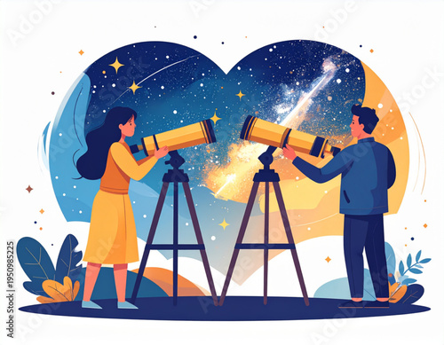 Observatory Telescope Dual View