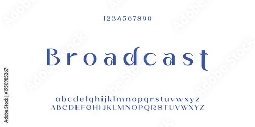 Digital modern alphabet font. Creative abstract urban, futuristic, fashion, sport, minimal technology typography.  Simple vector illustration with number