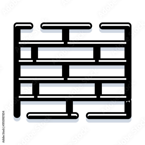Maze labyrinth icon representing challenge and problem solving, symbolizing strategic thinking, decision making, finding the right path to overcome obstacles and reach a solution