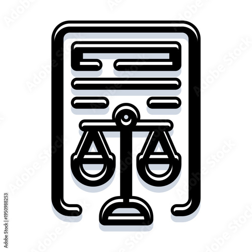 Legal document a symbolic illustration featuring weighing scales of justice, representing concepts of law, fairness, ethics, and critical decision making processes