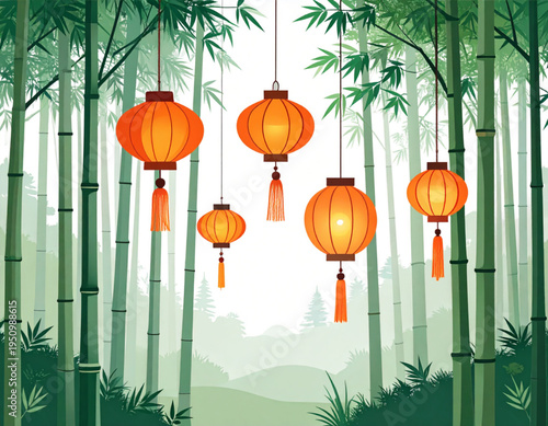 Bamboo Forest Whisper Veils