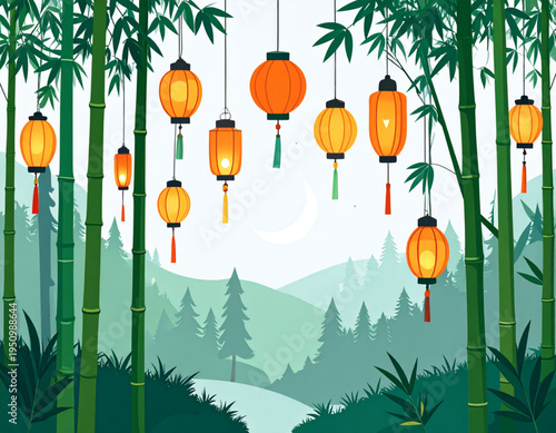 Bamboo Forest Whisper Veils