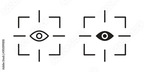 Trackability icon for web apps, mobile apps. Graphic element illustration