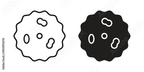 White blood cell icon for web apps, mobile apps. Graphic element illustration