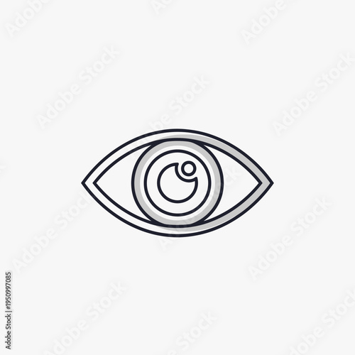 Detailed Illustration of a Human Eye.