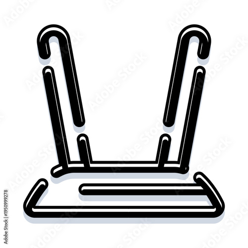 Staple remover illustrating a common office supply used for removing staples from documents, representing administrative tasks and workspace essentials