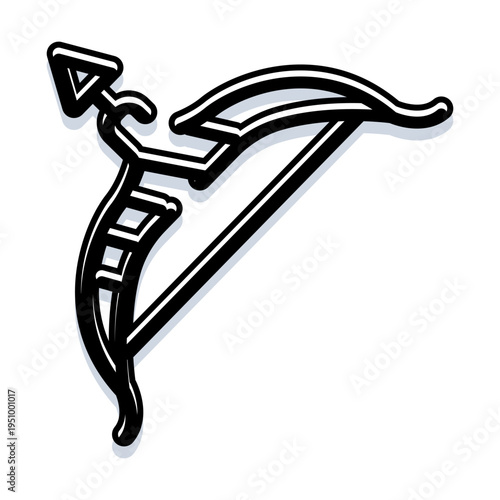 Bow and arrow setup for archery practice, a timeless symbol representing accuracy, skill, precision, and dedication in shooting sports and historical traditions