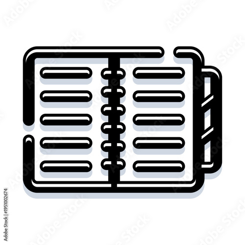 Open wirebound notebook serving as a versatile tool for writing, planning, scheduling, and organizing information, useful for education, business, personal notes, and managing daily tasks
