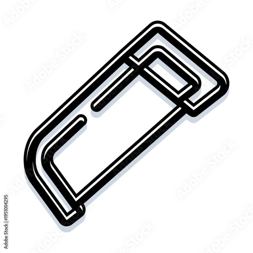 Eraser tool removing mistakes and cleaning unwanted marks, versatile school and office supply for correction, drawing and design, simple black outline vector on white background