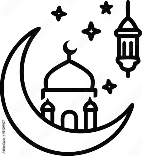beautiful-eid-ul-azha-night-scene--mosque-domes