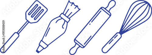 Essential kitchen utensils for baking and cooking tasks