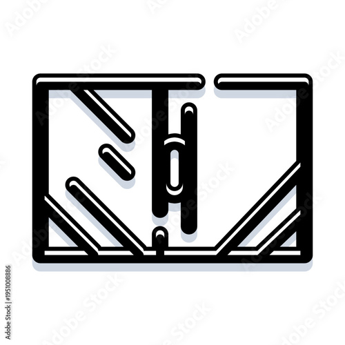 Open book vector illustration on white background symbolizing education, learning, reading and knowledge, minimalist black line art icon for school, university, library and study materials