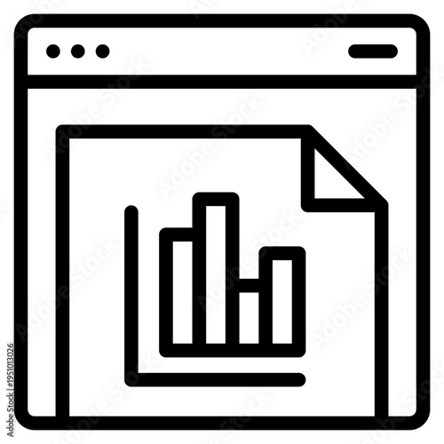 web analytics icon