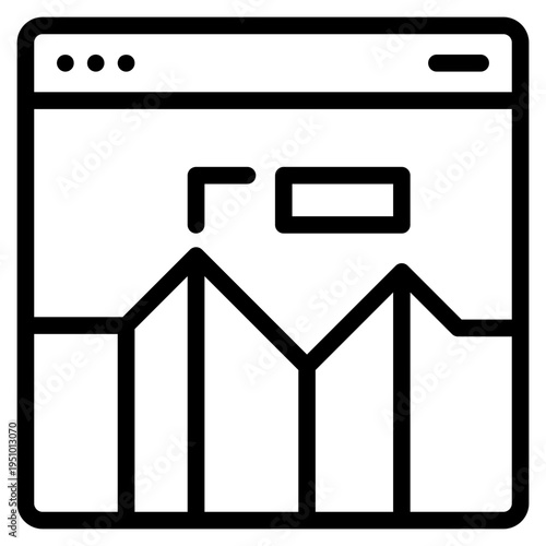 web analytics icon