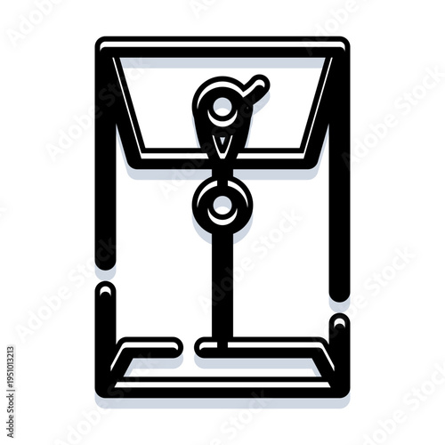 Expanding folder icon featuring a string and button closure, symbolizing organization, documentation, archives, and official information storage within business and administrative contexts