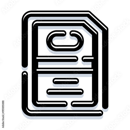 Medical document icon providing essential information regarding a patient's health status. Enabling professionals to review data and make informed decisions on diagnostics. Treatment. And ongoing care