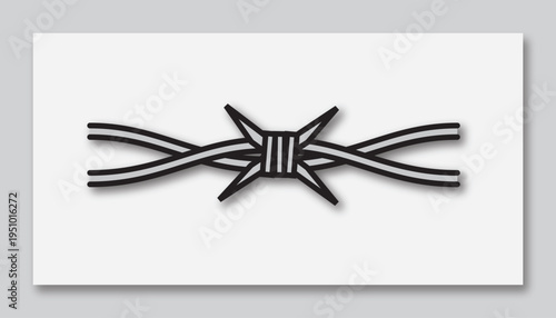 Barbed Wire Illustration