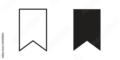Bookmark icon pack flat vector in outline Free Download Bookmark icon pack flat vector in outline - GFXLoad
