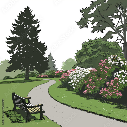 bench in the park