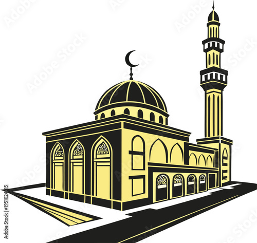 taj mahal vector illustration