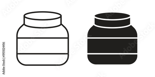 Cream icon pack flat vector in outline