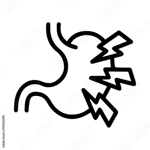 Stomach Pain Icon