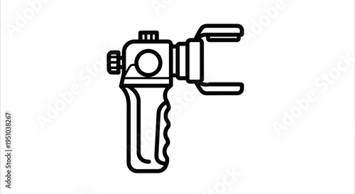 Handheld Camera Grip Stabilizer with Mount for Action Camera or Smartphone