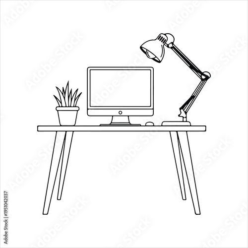 Modern 3d digital television equipment features a blank lcd screen monitor design for video communication technology in this vector illustration