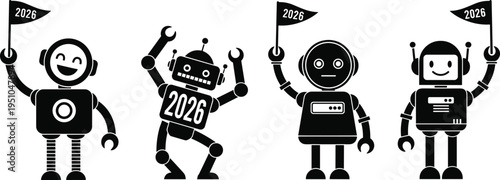 Set of nine black and white gas mask vector illustrations, tactical respirator icons, apocalyptic protective gear, military survival equipment, hazard, protection.