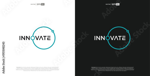 Innovate Circle Logo Design - Modern Technology and Business Concept