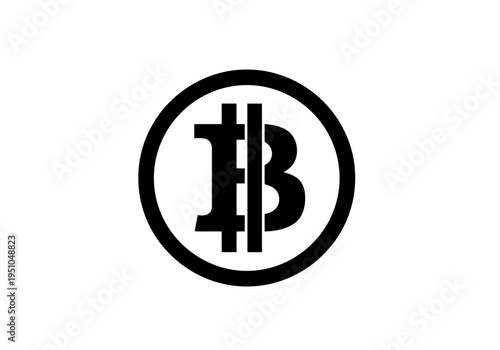 Bitcoin symbol cryptocurrency digital currency network blockchain technology finance