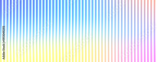 Ribbed glass background. Fractal vertical stripes. Abstract summer gradient bg.