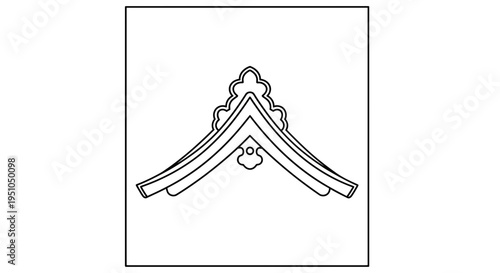 Military Rank Insignia, Chevron, Sergeant Stripes, Vector Graphic