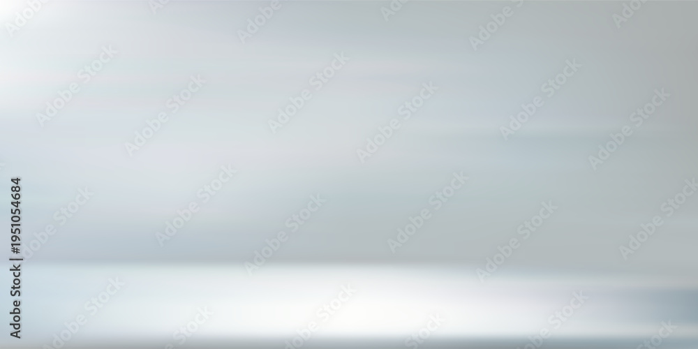 Obraz premium Empty minimalistic room with smooth white walls and floor, ideal for background, display,