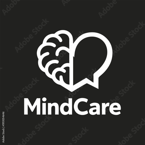 MindCare Logo Symbolizing Mental Health and Emotional Well being