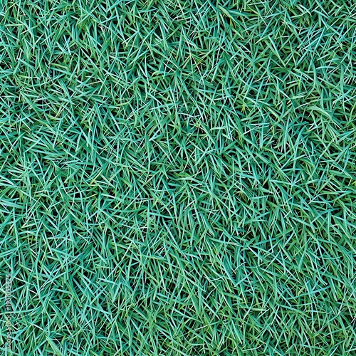 Natural green grass texture creates a lush summer lawn background featuring a vibrant meadow pattern and organic growth for a fresh garden environment