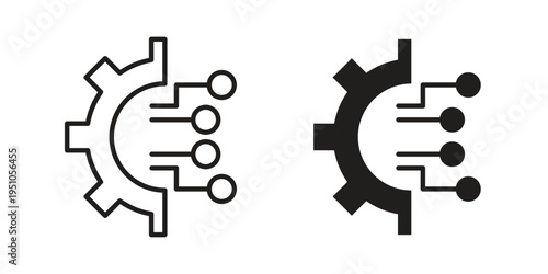 Transform icon pack flat vector in outline