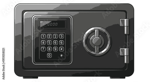 bank safe with combination lock
