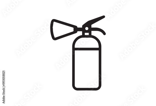 Vector fire extinguisher icon