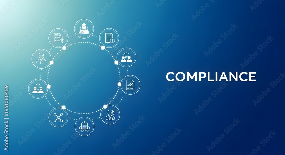 Fototapeta premium Understanding compliance regulations and standards for business operations
