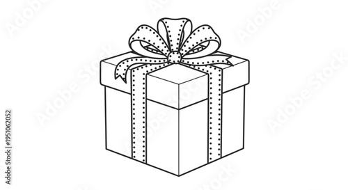gift box with ribbon and bow