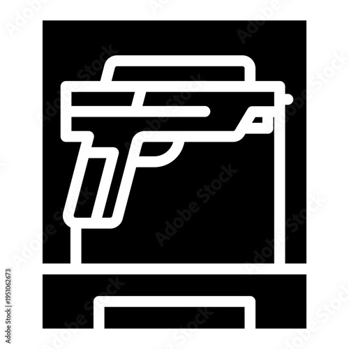 weapon display museum icon