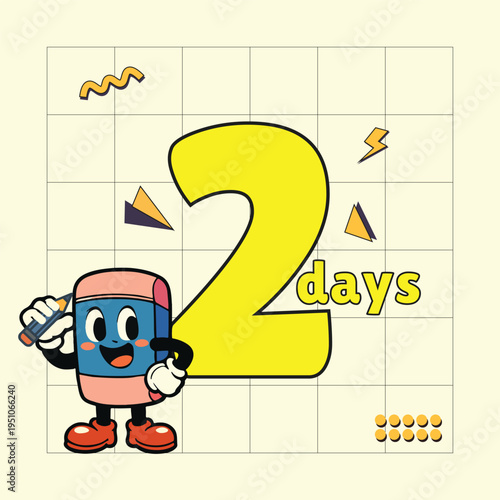day count for backto school poster