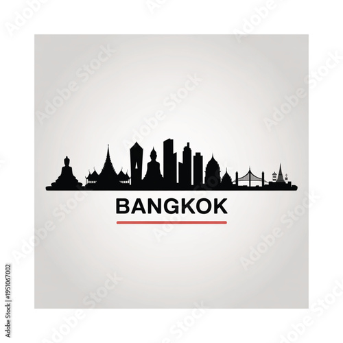 Simple black and white illustration of a classic hot air balloon