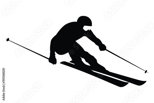 Black silhouette of person running on white background 2