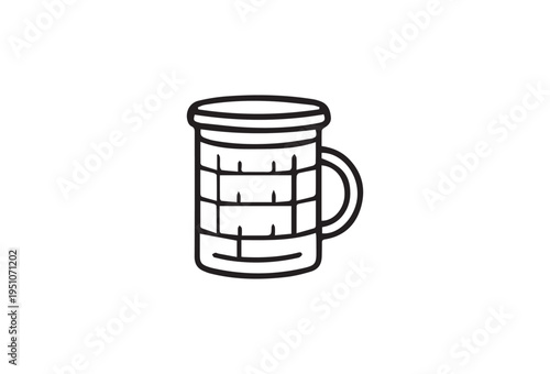 Vector measuring cup icon