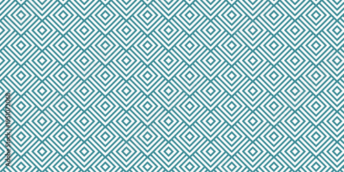 seamless pattern with square  blue  overlap swirl fabric vector overlapping ornament textile background.