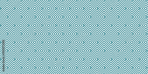 seamless pattern with square  blue  overlap swirl fabric vector overlapping ornament textile background.